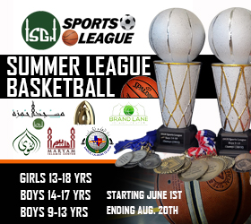 Summer basketball banner